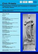 Civic Priests. Presentations of Priests and Priestesses in Hellenistic an Roman Athens