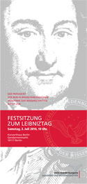 Festsitzung zum Leibniztag
