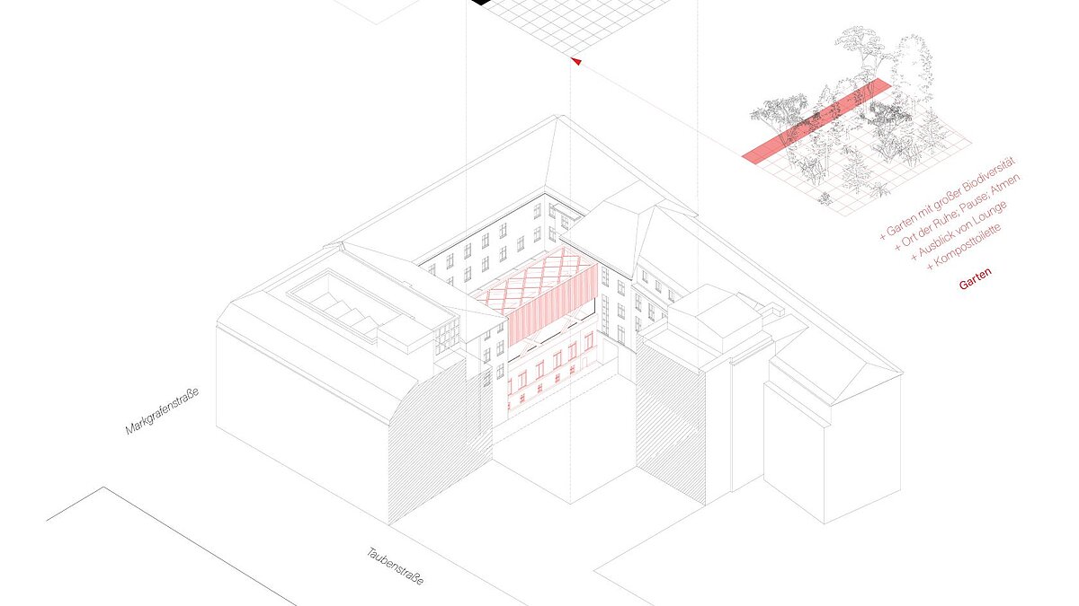 Architekturzeichnung Isometrie