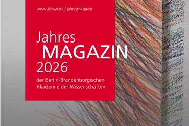 Cover des Jahresmagazins 2026 mit Nahaufnahme einer Buntstiftzeichnung der Künstlerin Katrin von Lehmann