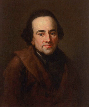 Moses Mendelssohn (1771, Porträt von Anton Graff, Kunstbesitz der Universität Leipzig) 