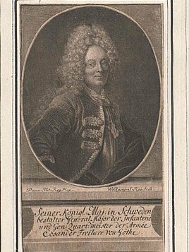 Johann Friedrich Nilsson (seit 1713 Frh. Göthe) Eosander