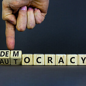 Democracy versus autocracy, © iStock