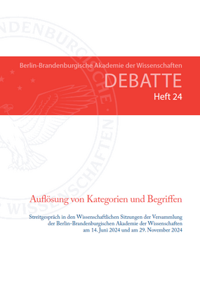 Cover der Debatte, Band 24