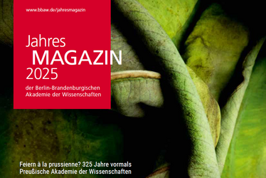 Cover des Jahresmagazins 2025