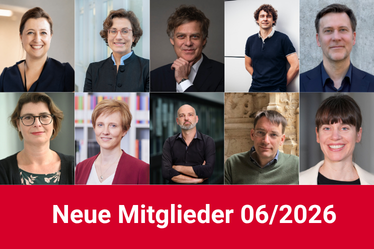 Fotos der zehn neuen Mitglieder als Collage