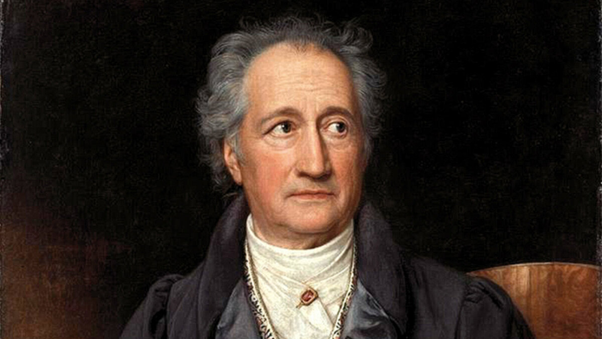 Johann Wolfgang von Goethe, gemalt 1828 von Joseph Karl Stieler