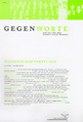 BBAW/PR-27/2010 - Gegenworte BBAW/PR-27/2010 - Gegenworte