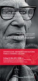 Stefan Huster: Ist die Sorge vor Altersdiskriminierung berechtigt? Priorisierung von Gesundheitsleistungen in einer alternden Gesellschaft