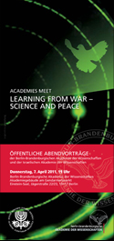 Academies meet: Learning from War - Science and Peace