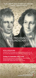 Eine preussische Freundschaft: Alexander von Humboldt und die Familie Mendelssohn