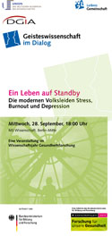 Ein Leben auf Standby. Die modernen Volksleiden Stress, Burnout und Depression Ein Leben auf Standby. Die modernen Volksleiden Stress, Burnout und Depression
