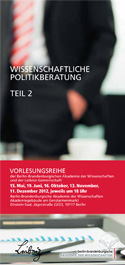 Wissenschaftliche Politikberatung - Thomas Leif: Mythos Politikberatung. Zwischen Schattenmanagement und Lobby-Einfluss