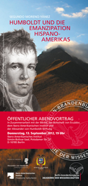 Segundo Moreno Yánez: Humboldt und die Emanzipation Hispanoamerikas