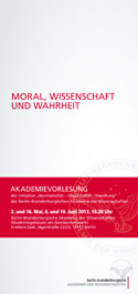 Moral, Wissenschaft und Wahrheit - Volker Gerhardt: Der Wert der Wahrheit wächst