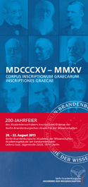 MDCCCXV - MMXV. Corpus Inscriptionum Graecarum - Inscriptiones Graecae