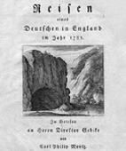 Karl Philipp Moritz. Reisen eines Deutschen in England