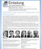 BIG-DATA: Das Ende von Autonomie und Privatsphäre?