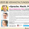 Sprache. Macht. Politik. Sprache. Macht. Politik.