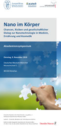 Nano im Körper. Chancen, Risiken und gesellschaftlicher Dialog zur Nanotechnologie in Medizin, Ernährung und Kosmetik Nano im Körper. Chancen, Risiken und gesellschaftlicher Dialog zur Nanotechnologie in Medizin, Ernährung und Kosmetik