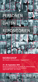 Personen - Daten - Repositorien Personen - Daten - Repositorien