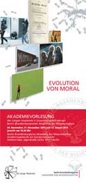 Evolution und Entwicklung moralischer Gefühle Evolution und Entwicklung moralischer Gefühle