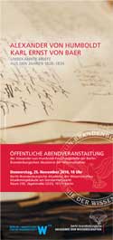 Thomas Schmuck: Unbekannte Briefe Alexander von Humboldts an Karl Ernst von Baer 1828–1834 Thomas Schmuck: Unbekannte Briefe Alexander von Humboldts an Karl Ernst von Baer 1828–1834