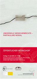 Universelle Menschenrechte - Partikulare Moral Universelle Menschenrechte - Partikulare Moral
